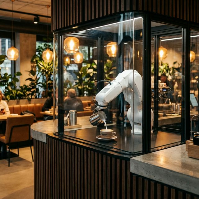 Robotic Coffee Kiosk